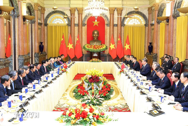 lich truyen hinh truc tiep bong da Quốc mong muốn và sẵn sàng duy trì trao đổi chiến lược cấp cao với Việt Nam - Ảnh 2.