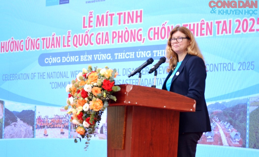 Mít tinh hưởng ứng Tuần lễ quốc gia phòng, chống thiên tai” - 2025 tại Lào Cai - Ảnh 4.