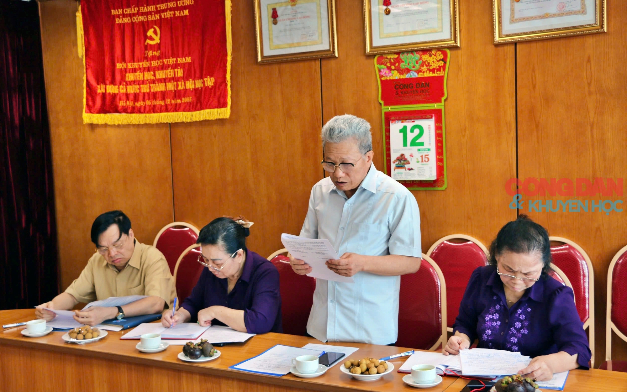 Hội Khuyến học Việt Nam ký biên bản ghi nhớ hợp tác với Trường Đại học Mở Hà Nội - Ảnh 3.
