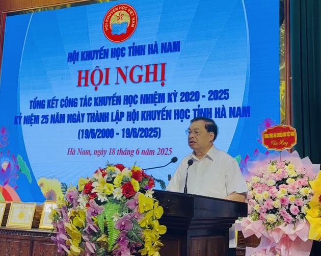 Hội Khuyến học Hà Nam kỷ niệm 25 năm thành lập Hội với nhiều thành tích nổi bật - Ảnh 5.