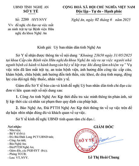 Nữ nhân viên y tế bệnh viện ở Nghệ An bị đánh nhập viện - Ảnh 2.