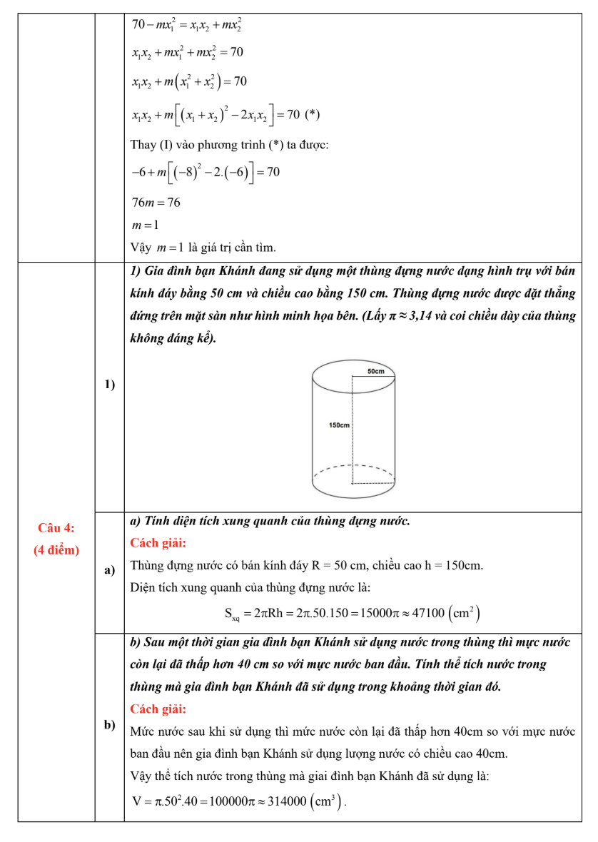 Gợi ý đáp án môn Toán thi vào lớp 10 Hà Nội - Ảnh 5.