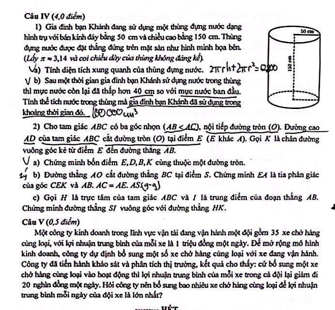 Giáo viên nhận định đề Toán thi lớp 10 Hà Nội có tính phân hóa cao, học sinh khá giỏi có thể đạt 7,5-8,5 điểm - Ảnh 2.