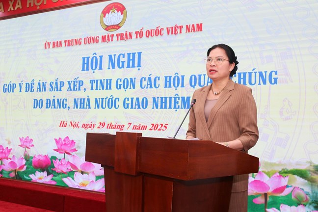 Trình Bộ Chính trị quyết định Đề án sắp xếp, tinh gọn các Hội quần chúng do Đảng, Nhà nước giao nhiệm vụ trước 31/8 - Ảnh 2.