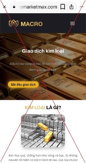 Mời đầu tư các sàn giao dịch vàng quốc tế: Không để lòng tham che mắt - Ảnh 2.