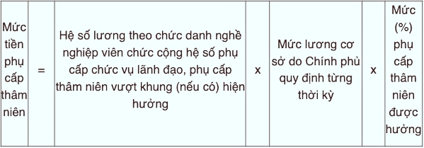 Mức phụ cấp thâm niên nhà giáo hiện nay được quy định thế nào? - Ảnh 1.