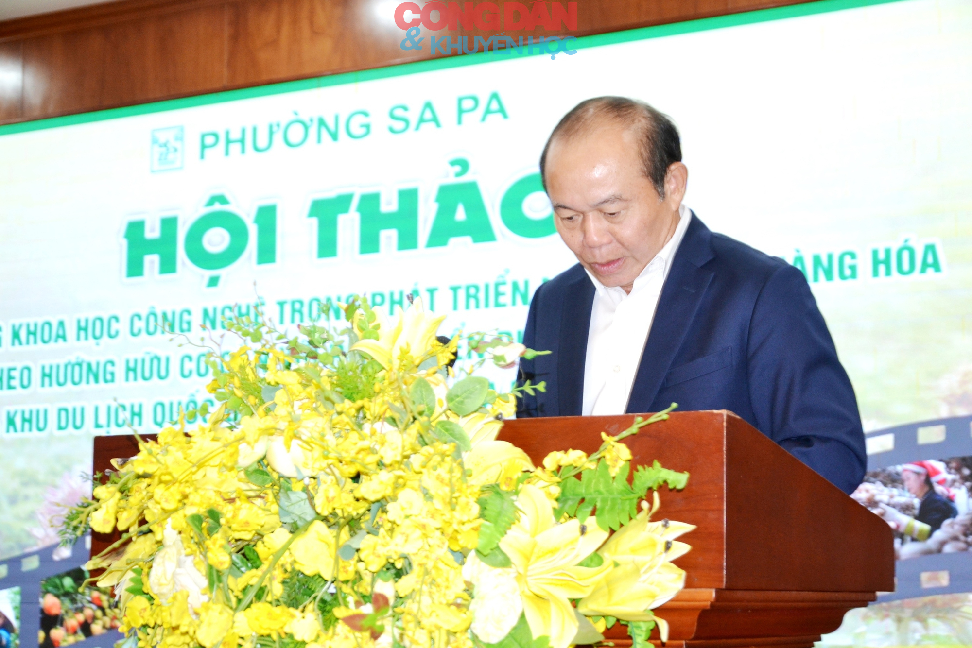 Hội thảo ứng dụng công nghệ cao phát triển nông nghiệp gắn với du lịch xanh bền vững ở phường Sa Pa - Ảnh 4.