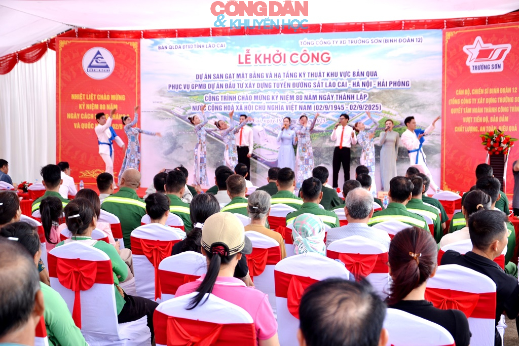 Khởi công dự án Bản Qua phục vụ xây dựng đường sắt tốc độ cao Lào Cai - Hà Nội – Hải Phòng - Ảnh 2.