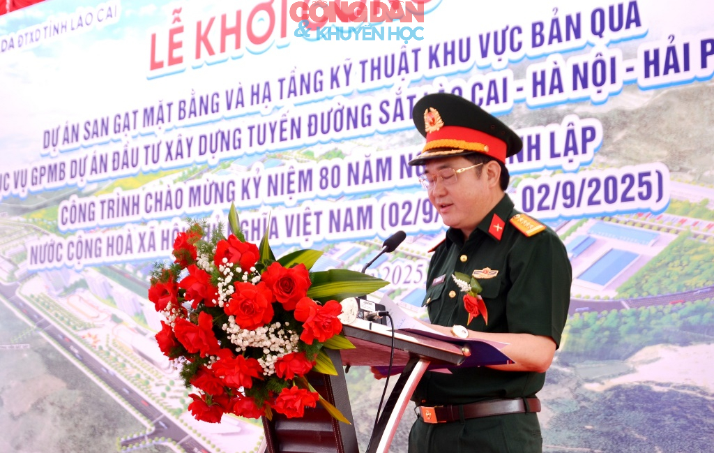 Khởi công dự án Bản Qua phục vụ xây dựng đường sắt tốc độ cao Lào Cai - Hà Nội – Hải Phòng - Ảnh 5.