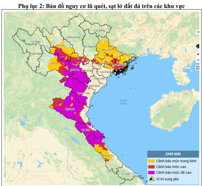 Bão số 5 suy yếu thành áp thấp nhiệt đới - gây mưa lớn ở đồng bằng và trung du Bắc Bộ - Trung Bộ  - Ảnh 2.