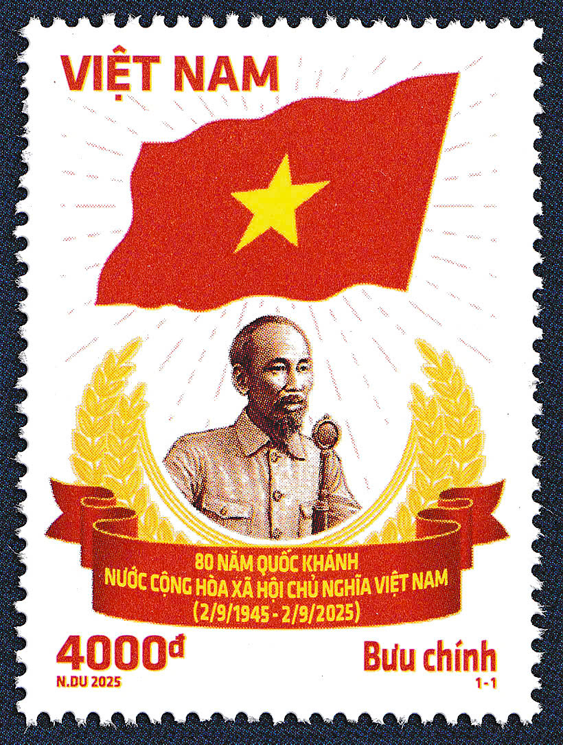 Phát hành theo nghi thức đặc biệt bộ tem bưu chính đặc biệt kỷ niệm 80 năm Quốc khánh - Ảnh 2.