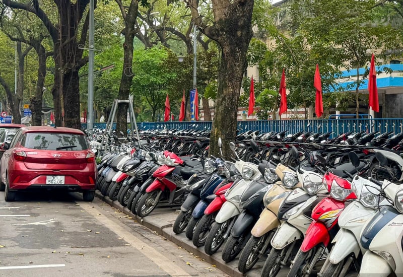 Những điểm gửi xe &ocirc; t&ocirc;, xe m&aacute;y miễn ph&iacute; tại H&agrave; Nội dịp Tết Nguy&ecirc;n đ&aacute;n - Ảnh 1.