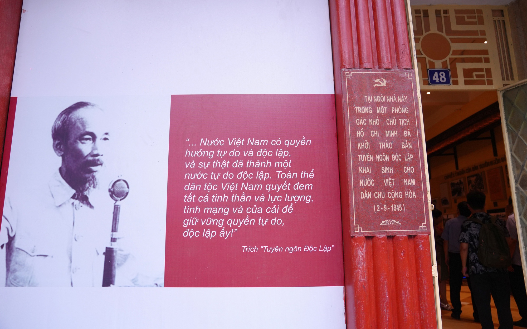 Di tích 48 Hàng Ngang - nơi Chủ tịch Hồ Chí Minh khởi thảo “Tuyên ngôn độc lập” chính thức mở cửa - Ảnh 3.
