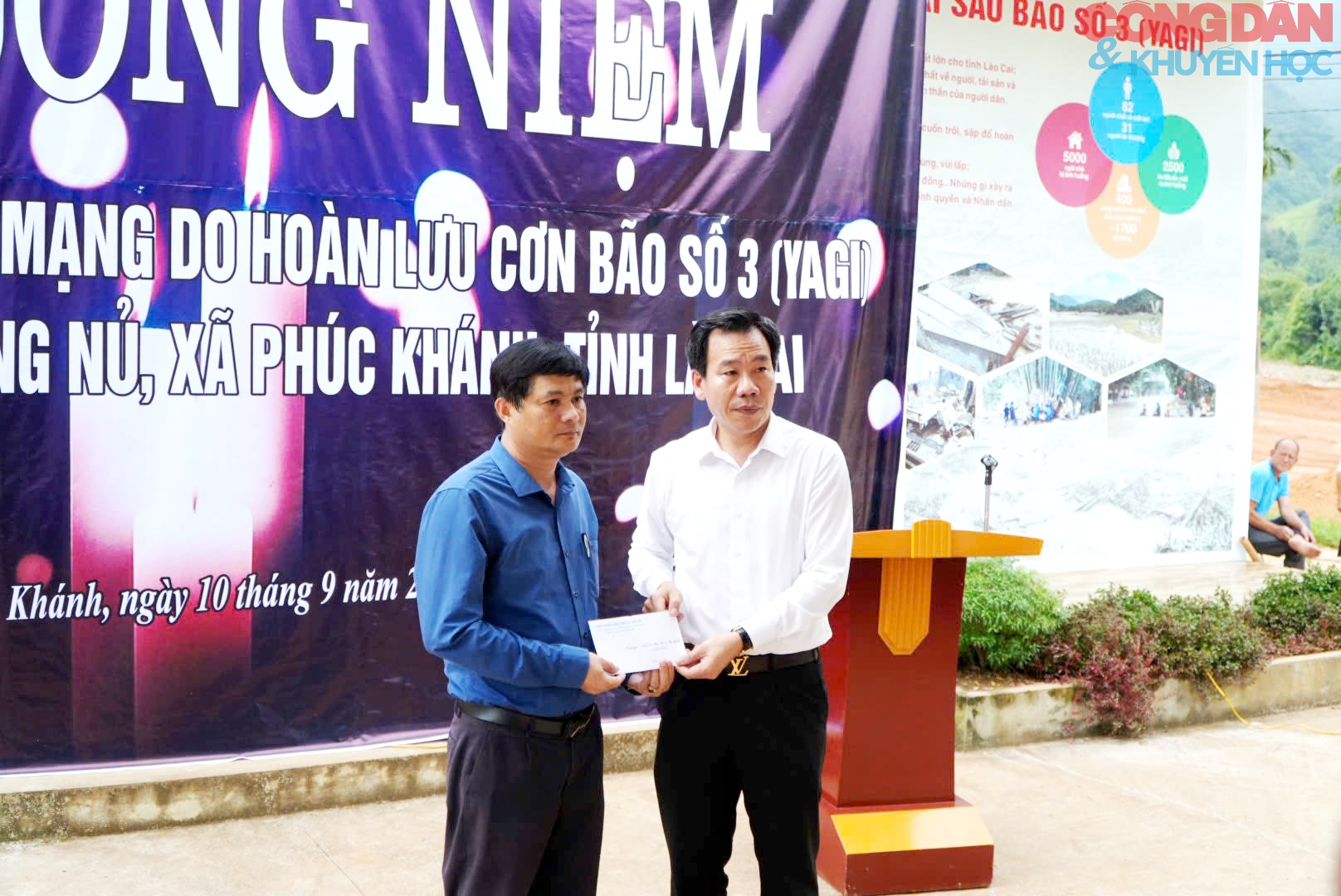 Lào Cai tưởng niệm một năm lũ quét bi thương Làng Nủ - Ảnh 3.