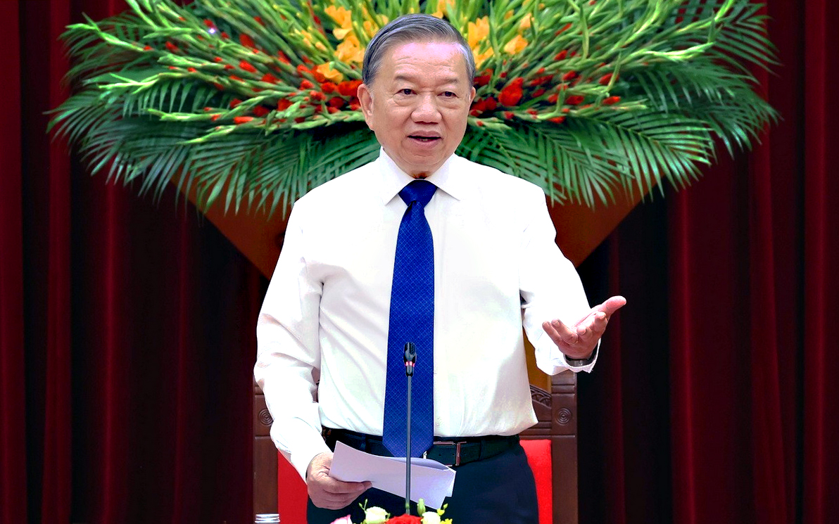Tổng Bí thư Tô Lâm gặp mặt Ban Thường vụ Trung ương Hội Khuyến học Việt Nam - Ảnh 12.