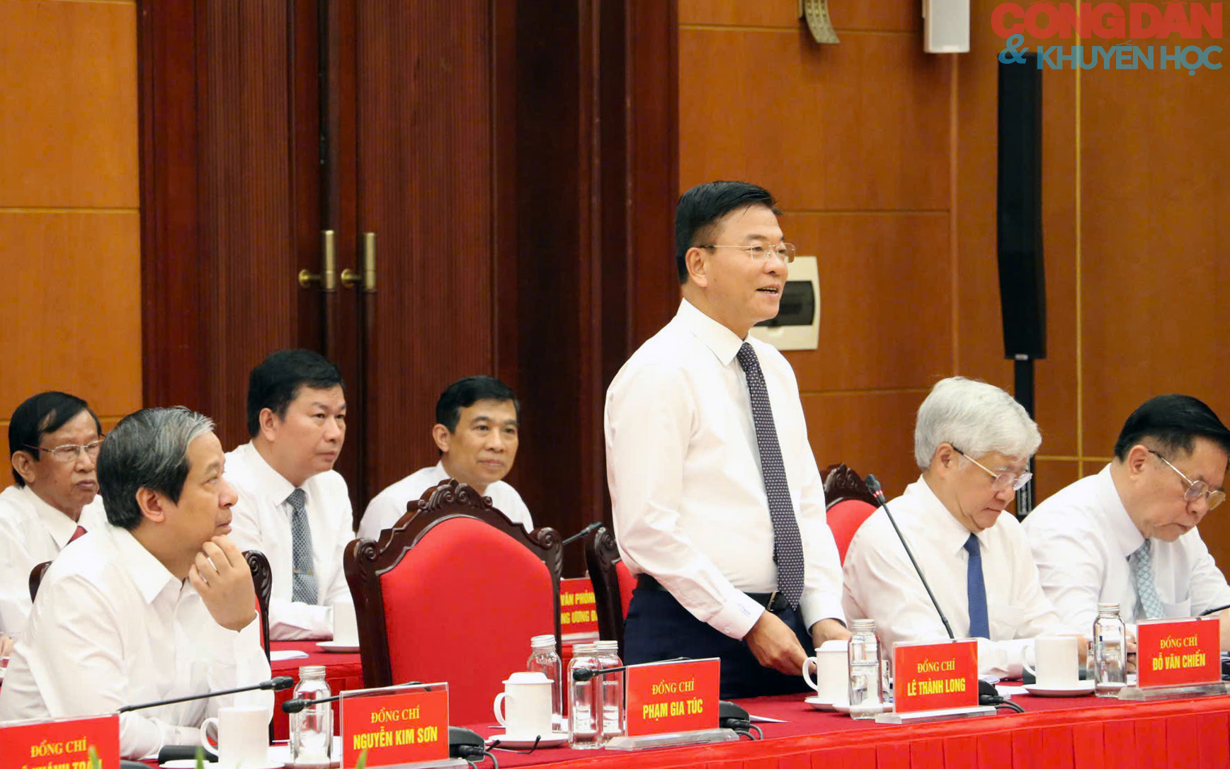 Tổng Bí thư Tô Lâm gặp mặt Ban Thường vụ Trung ương Hội Khuyến học Việt Nam - Ảnh 9.