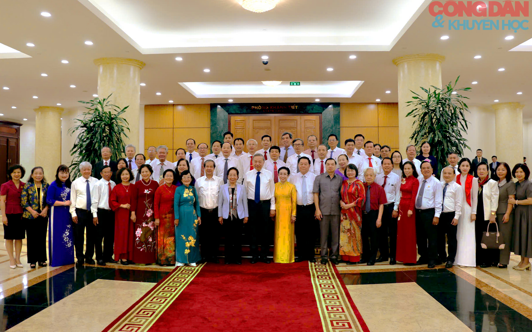 Tổng Bí thư Tô Lâm gặp mặt Ban Thường vụ Trung ương Hội Khuyến học Việt Nam - Ảnh 15.
