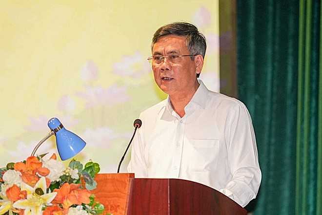 Cuộc thi ch&iacute;nh luận bảo vệ nền tảng lần thứ 2 ph&aacute;t huy vai tr&ograve; của Mặt trận Tổ quốc v&agrave; c&aacute;c đo&agrave;n thể - Ảnh 2.