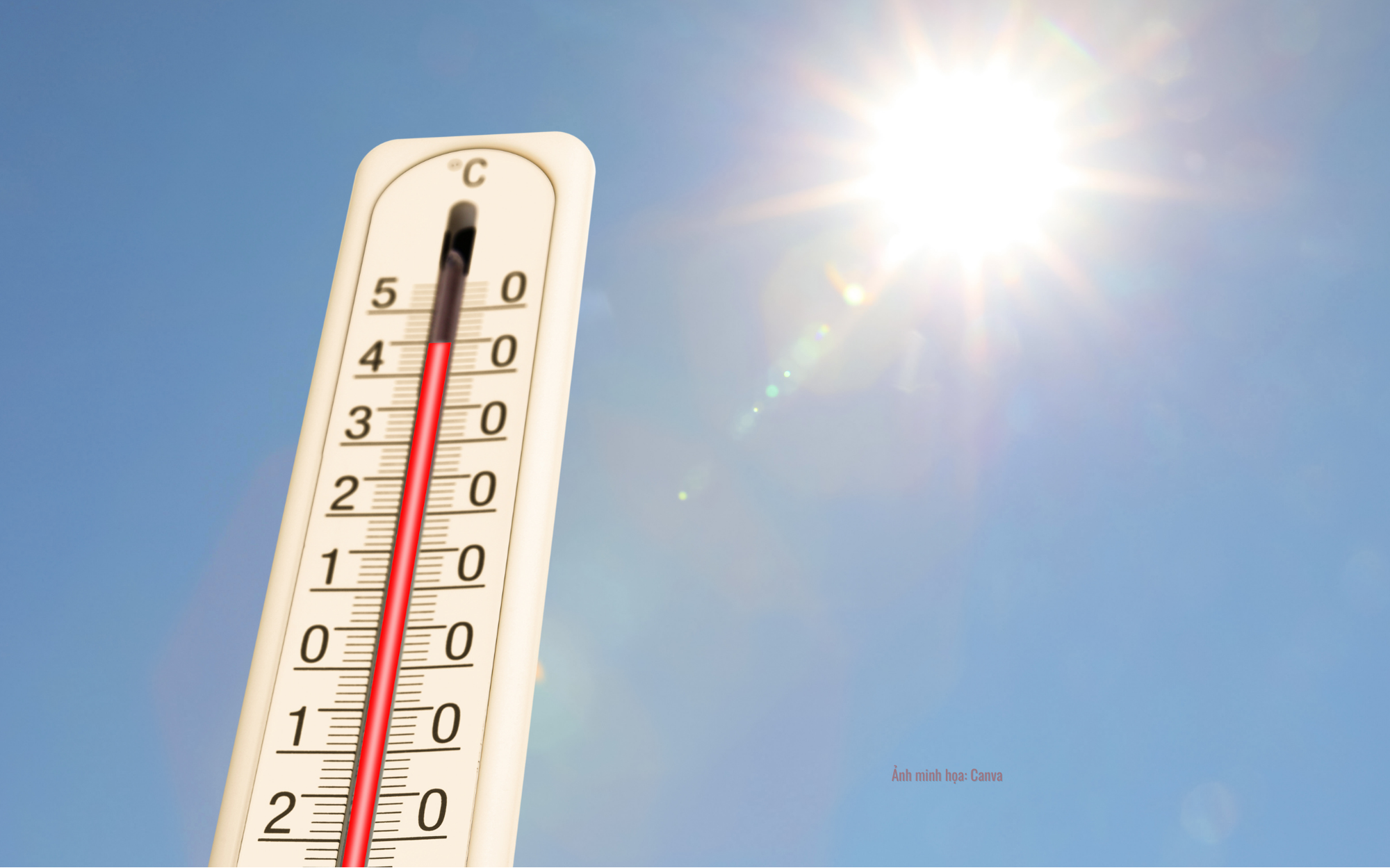 Dự báo về đợt nắng nóng gay gắt ở Bắc Bộ - Ảnh 1.