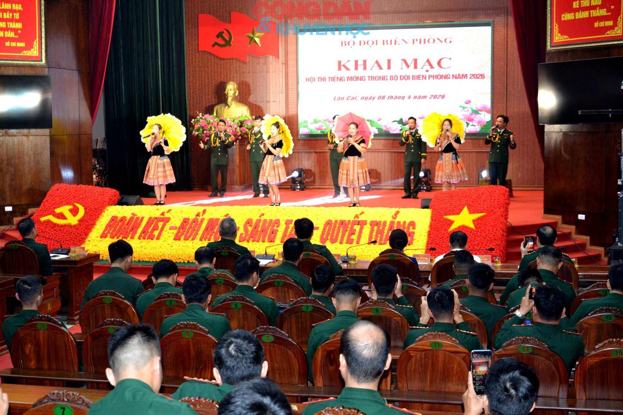 Hội thi tiếng d&acirc;n tộc M&ocirc;ng trong Bộ đội Bi&ecirc;n ph&ograve;ng, khu vực 2 năm 2026 tại L&agrave;o Cai - Ảnh 5.