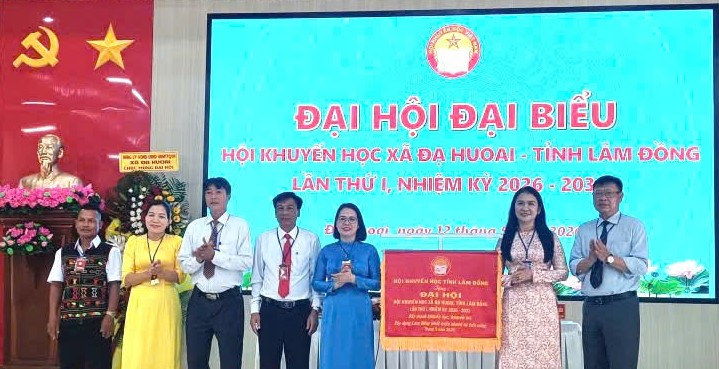 Hội Khuyến học xã Đạ Huoai (Lâm Đồng) tổ chức Đại hội đại biểu lần thứ I, nhiệm kỳ 2026-2031 - Ảnh 1.