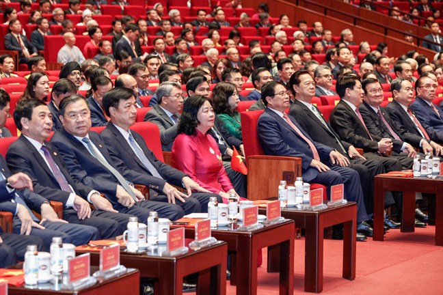 Khai mạc trọng thể Đại hội đại biểu to&agrave;n quốc Mặt trận Tổ quốc Việt Nam lần thứ XI - Ảnh 5.