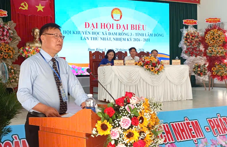 Hội Khuyến học x&atilde; Đam R&ocirc;ng 3 (L&acirc;m Đồng) tổ chức Đại hội đại biểu lần thứ I - Ảnh 5.