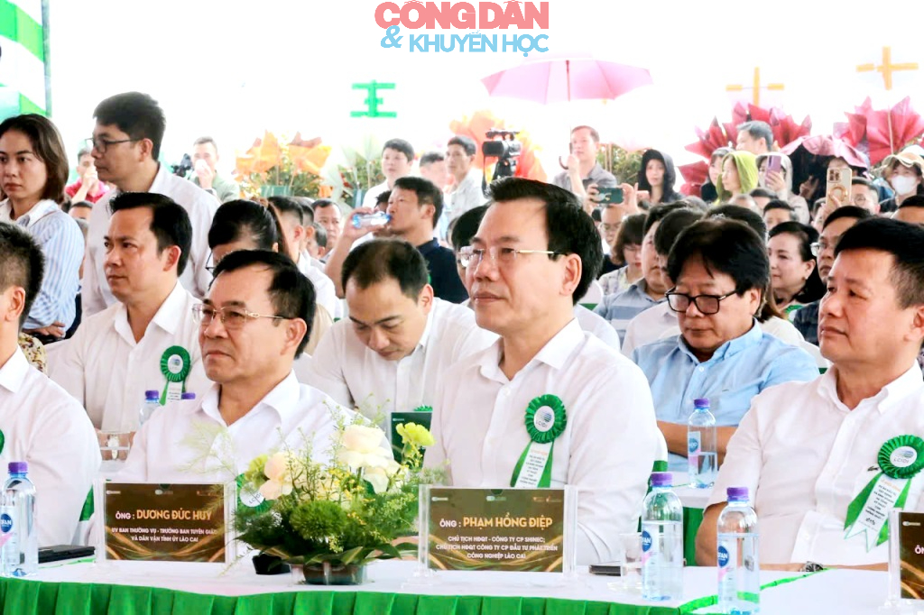 L&agrave;o Cai khởi c&ocirc;ng cụm c&ocirc;ng nghiệp xanh gần bi&ecirc;n giới Việt - Trung - Ảnh 3.