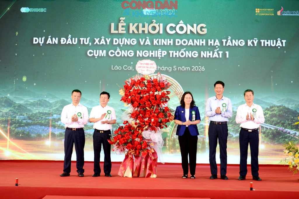 L&agrave;o Cai khởi c&ocirc;ng cụm c&ocirc;ng nghiệp xanh gần bi&ecirc;n giới Việt - Trung - Ảnh 4.
