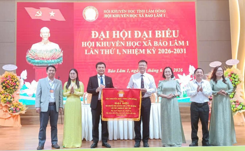 Đại hội Đại biểu Hội Khuyến học x&atilde; Bảo L&acirc;m 1 lần thứ I, nhiệm kỳ 2026-2031 - Ảnh 1.