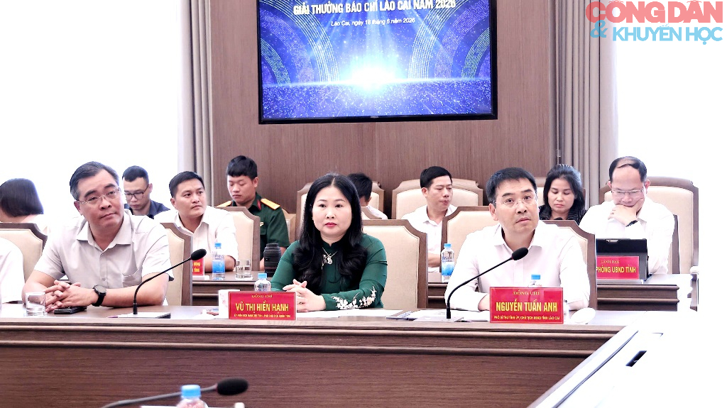 Ph&oacute;ng vi&ecirc;n Tạp ch&iacute; C&ocirc;ng d&acirc;n v&agrave; Khuyến học đạt giải C b&aacute;o ch&iacute; L&agrave;o Cai năm 2026 - Ảnh 4.