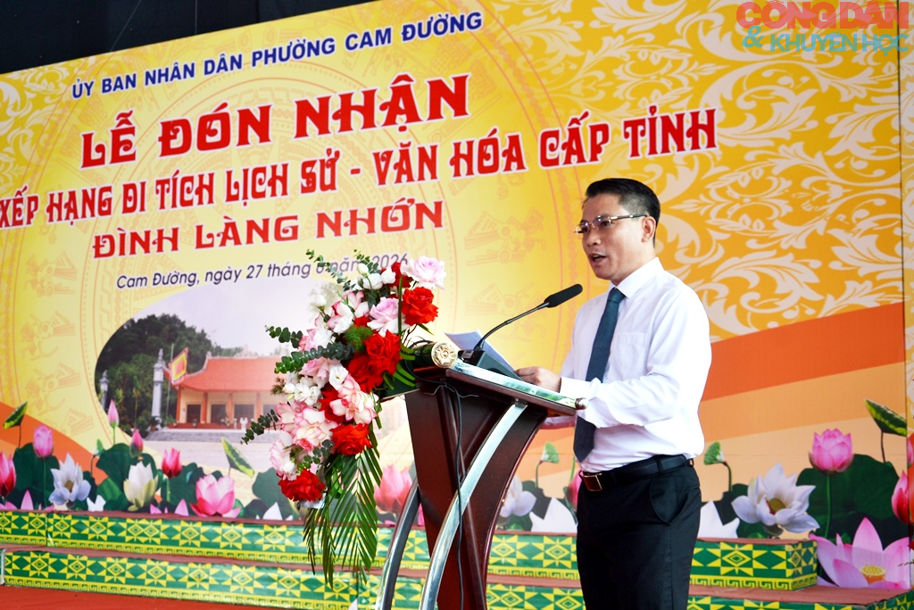 C&ocirc;ng bố đ&igrave;nh L&agrave;ng Nhớn l&agrave; Di t&iacute;ch lịch sử - văn h&oacute;a của tỉnh L&agrave;o Cai - Ảnh 2.