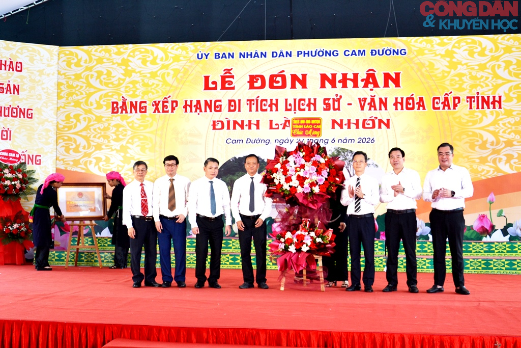 C&ocirc;ng bố đ&igrave;nh L&agrave;ng Nhớn l&agrave; Di t&iacute;ch lịch sử - văn h&oacute;a của tỉnh L&agrave;o Cai - Ảnh 10.