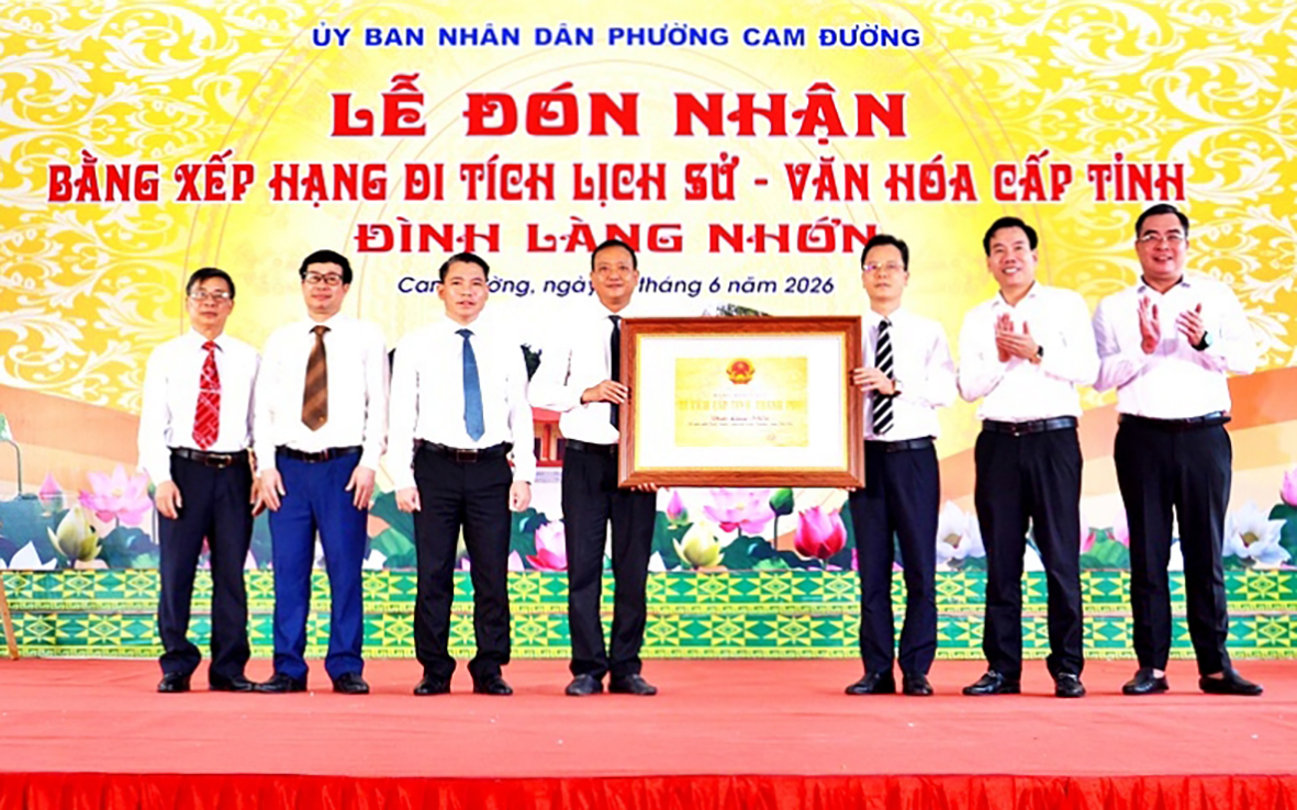 C&ocirc;ng bố đ&igrave;nh L&agrave;ng Nhớn l&agrave; Di t&iacute;ch lịch sử - văn h&oacute;a của tỉnh L&agrave;o Cai - Ảnh 1.