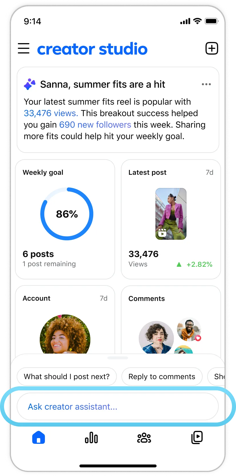 Facebook ra mắt AI gi&uacute;p ph&acirc;n t&iacute;ch b&agrave;i đăng v&agrave; trả lời b&igrave;nh luận - Ảnh 2.