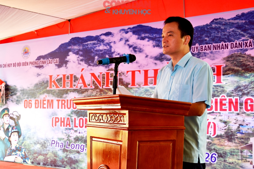 Kh&aacute;nh th&agrave;nh đưa v&agrave;o sử dụng 6 điểm trường ở bi&ecirc;n giới L&agrave;o Cai - Ảnh 3.