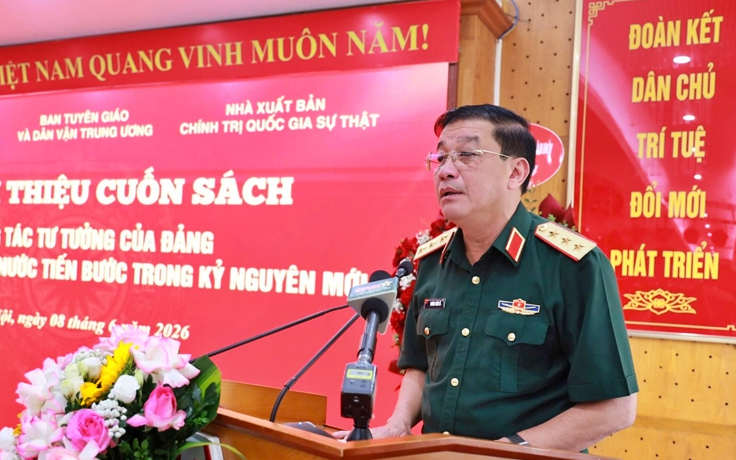 Ra mắt sách "Công tác tư tưởng của Đảng - Nền tảng đưa đất nước tiến bước trong kỷ nguyên mới" - Ảnh 3.