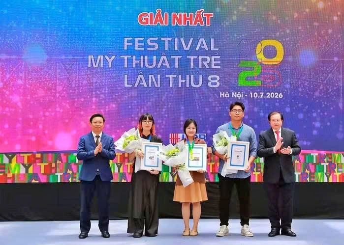 Trao giải v&agrave; Khai mạc Festival Mỹ thuật trẻ lần thứ 8 năm 2026 - Ảnh 2.