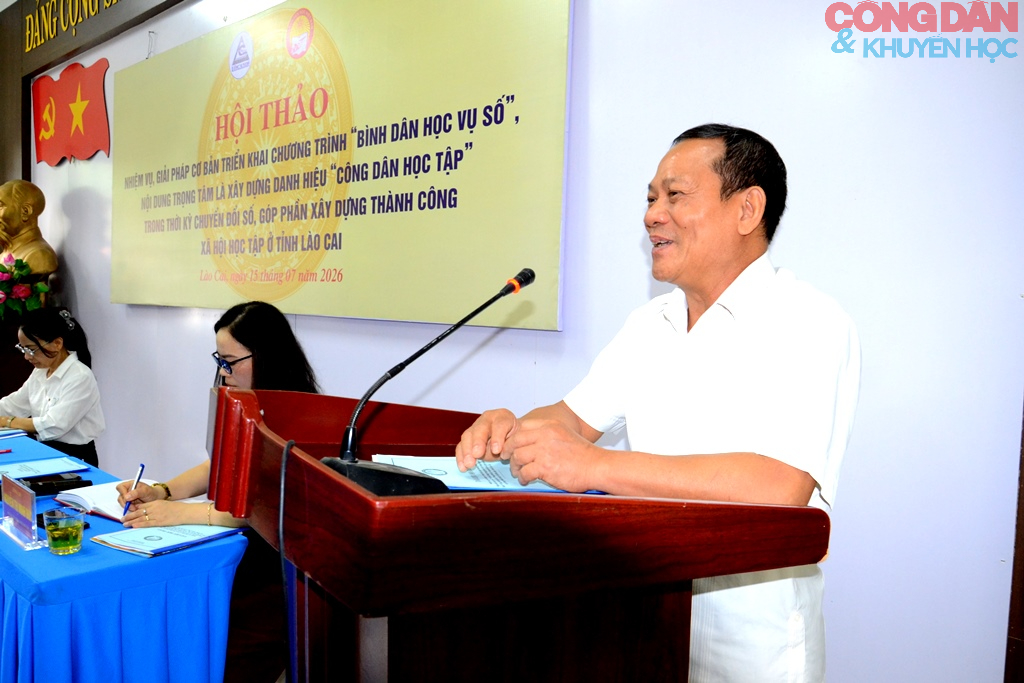 L&agrave;o Cai đẩy mạnh &ldquo;B&igrave;nh d&acirc;n học vụ số&rdquo;, x&acirc;y dựng danh hiệu &ldquo;C&ocirc;ng d&acirc;n học tập&rdquo; trong thời kỳ chuyển đổi số - Ảnh 2.