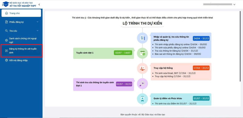 6 bước đăng ký nguyện vọng xét tuyển đại học 2026 - Ảnh 3.