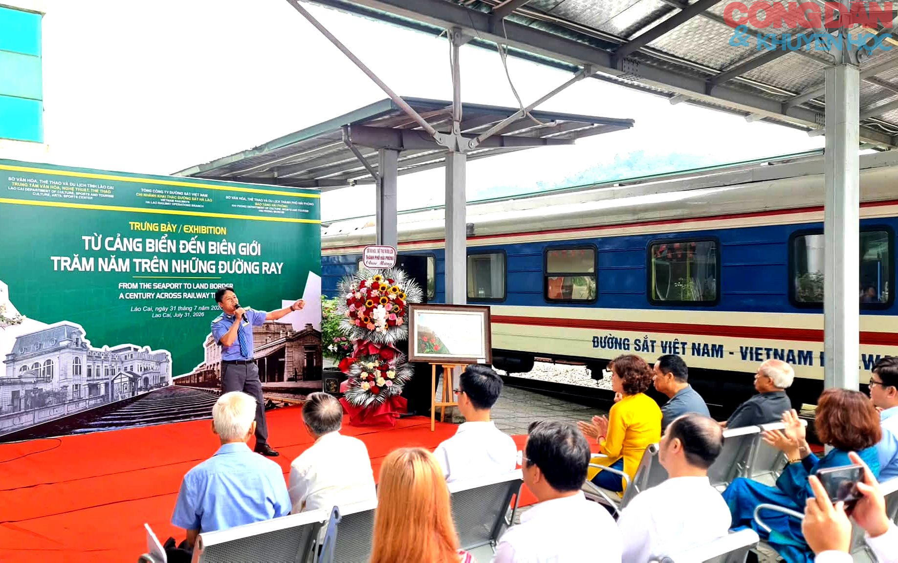 Trưng b&agrave;y gần 300 hiện vật về 120 năm đường sắt Hải Ph&ograve;ng-L&agrave;o Cai-C&ocirc;n Minh - Ảnh 1.