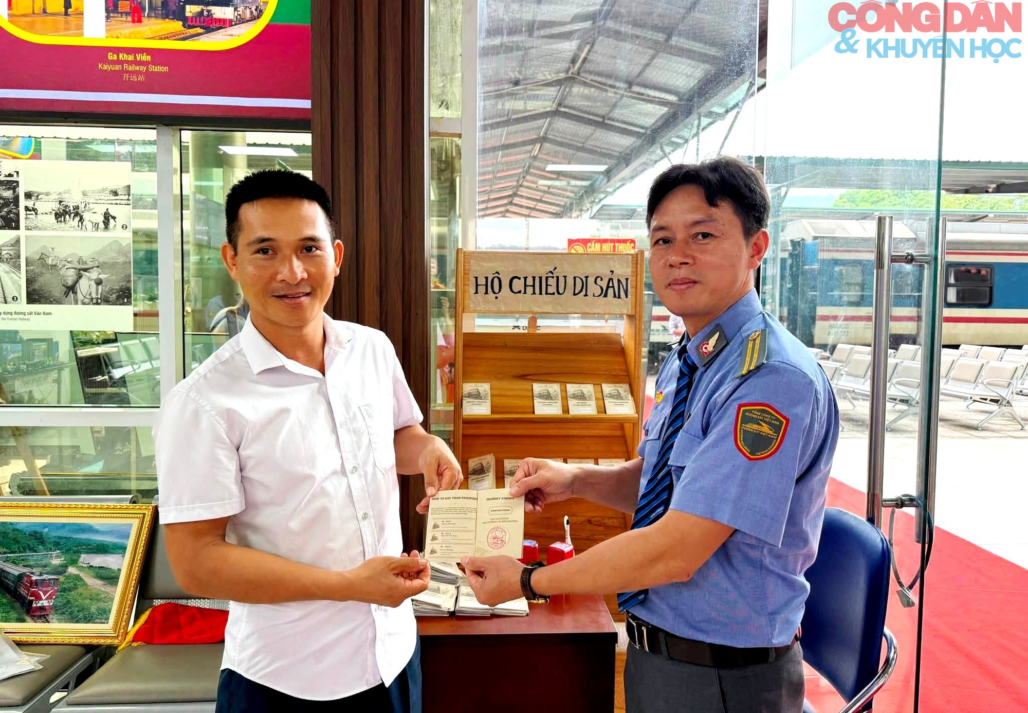 Trưng b&agrave;y gần 300 hiện vật về 120 năm đường sắt Hải Ph&ograve;ng-L&agrave;o Cai-C&ocirc;n Minh - Ảnh 8.
