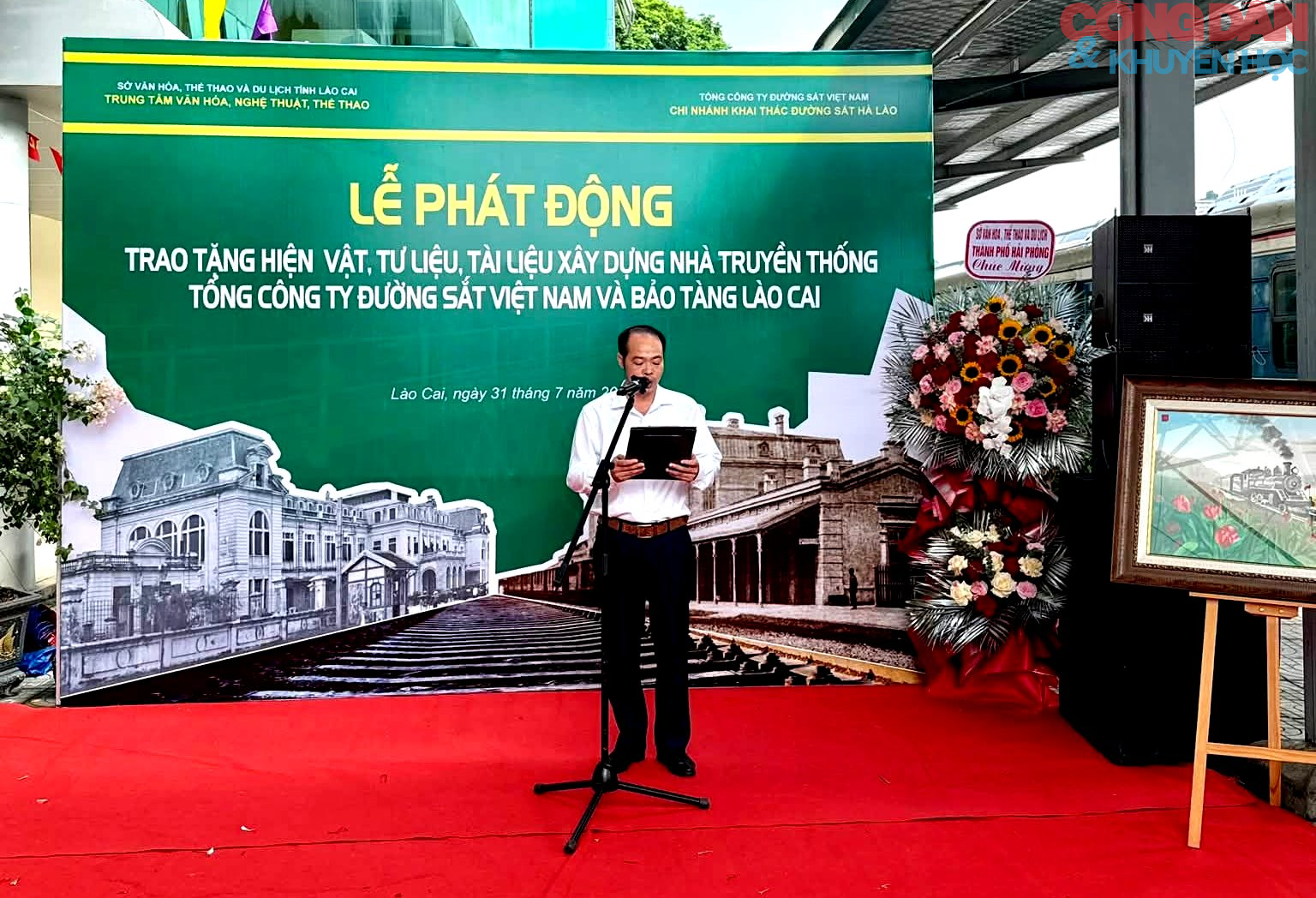 Trưng b&agrave;y gần 300 hiện vật về 120 năm đường sắt Hải Ph&ograve;ng-L&agrave;o Cai-C&ocirc;n Minh - Ảnh 12.