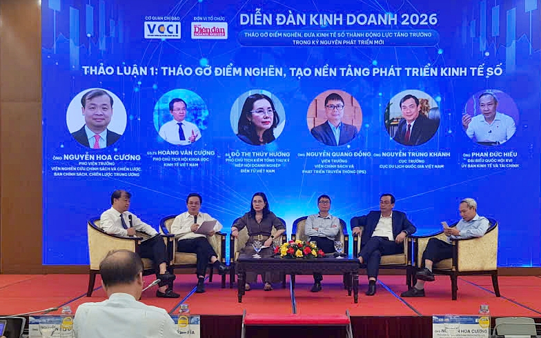 Diễn đ&agrave;n kinh doanh 2026 th&aacute;o gỡ điểm nghẽn kinh tế số  - Ảnh 1.