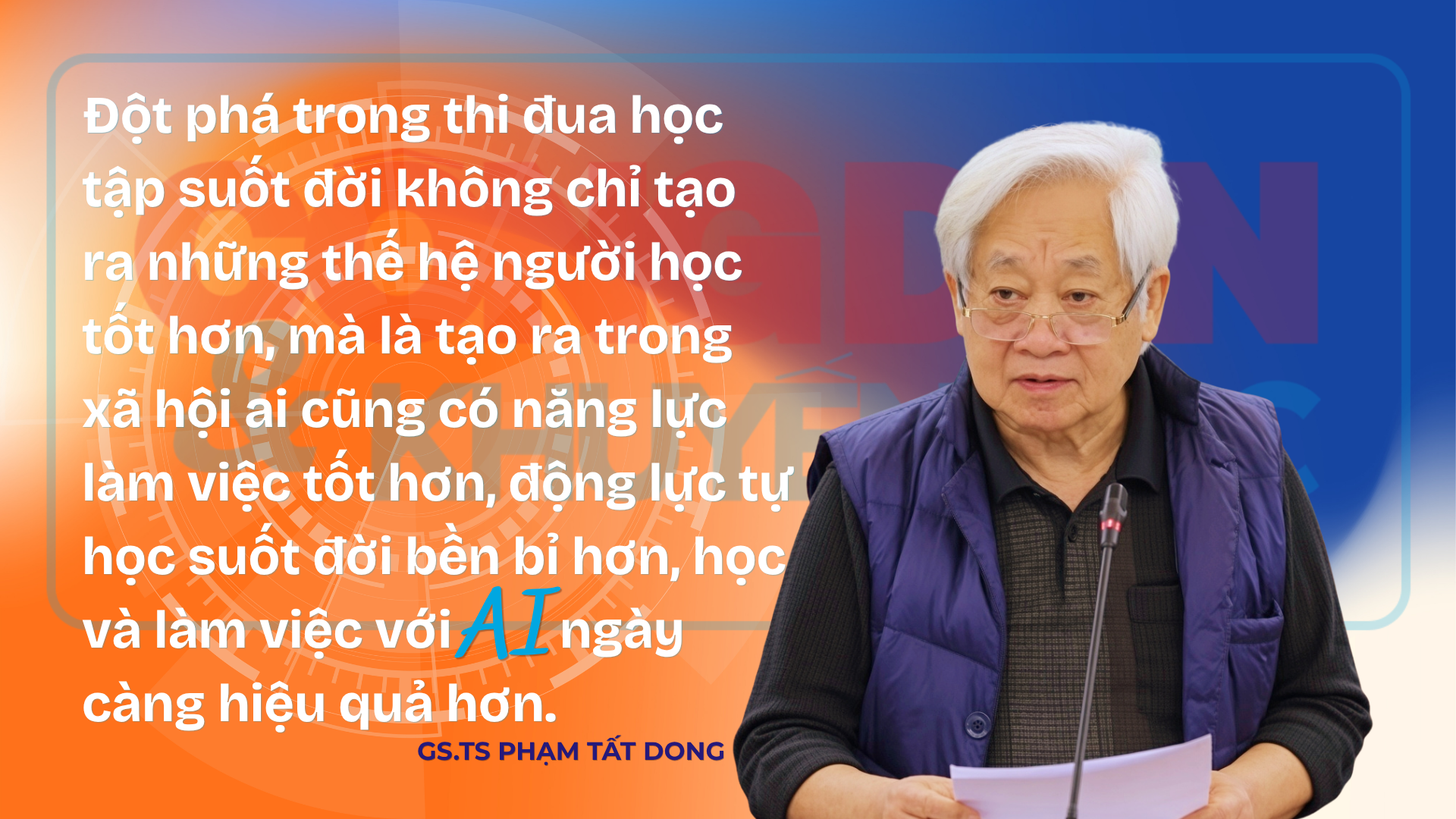 C&ugrave;ng AI đột ph&aacute; ph&aacute;t triển gi&aacute;o dục v&agrave; đ&agrave;o tạo - Ảnh 1.