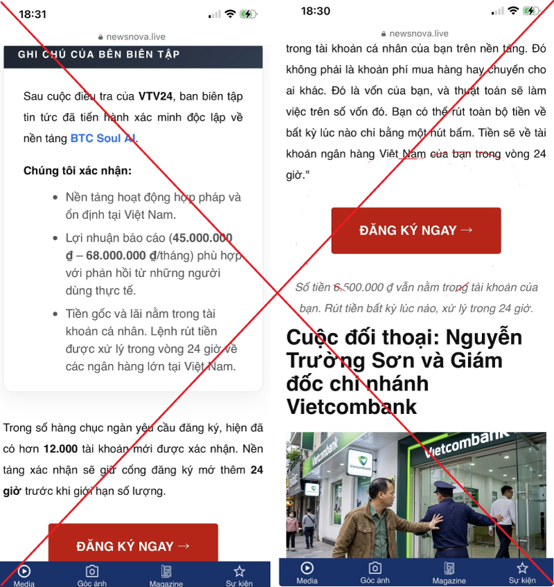 Cảnh b&aacute;o giả mạo cơ quan b&aacute;o ch&iacute; để lừa đảo- Ảnh 1.