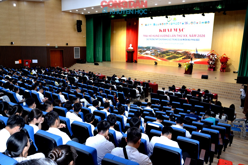 Khai mạc Trại h&egrave; H&ugrave;ng Vương lần thứ XX ở v&ugrave;ng bi&ecirc;n giới L&agrave;o Cai - Ảnh 2.