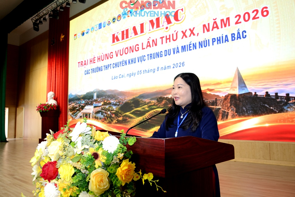 Khai mạc Trại h&egrave; H&ugrave;ng Vương lần thứ XX ở v&ugrave;ng bi&ecirc;n giới L&agrave;o Cai - Ảnh 1.