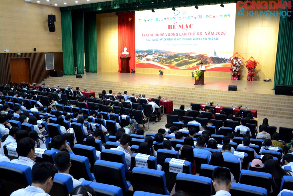 Bế mạc Trại h&egrave; H&ugrave;ng Vương lần thứ XX: T&ocirc;n vinh t&agrave;i năng trẻ, lan tỏa sức mạnh tri thức v&agrave; tinh thần đo&agrave;n kết - Ảnh 2.