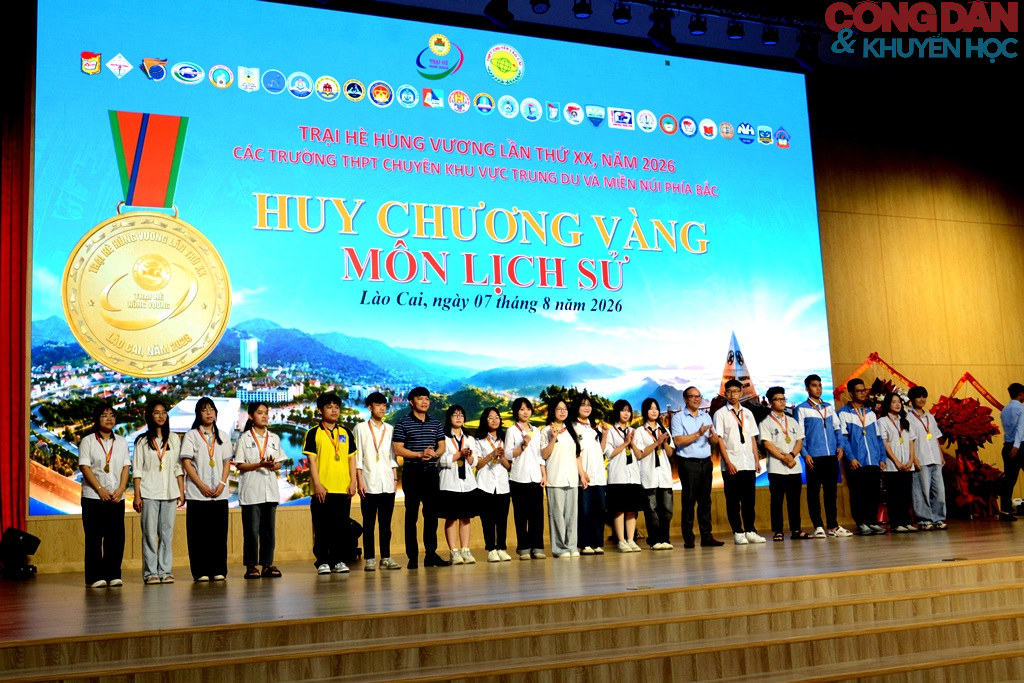 Bế mạc Trại h&egrave; H&ugrave;ng Vương lần thứ XX: T&ocirc;n vinh t&agrave;i năng trẻ, lan tỏa sức mạnh tri thức v&agrave; tinh thần đo&agrave;n kết - Ảnh 6.